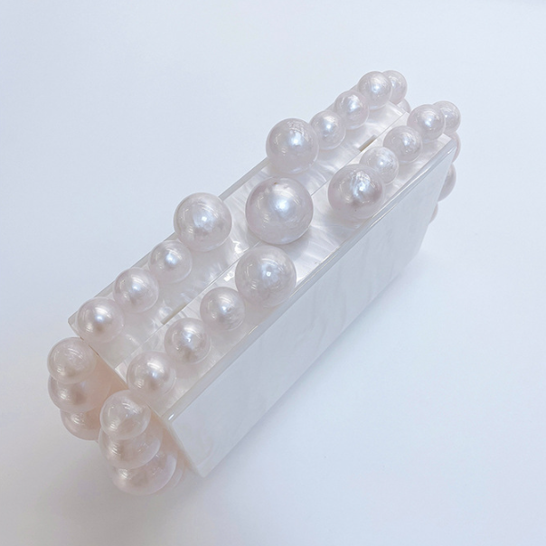 Ocean Montclair — Acrylic Cloud Clutch Bag, alternate view 2