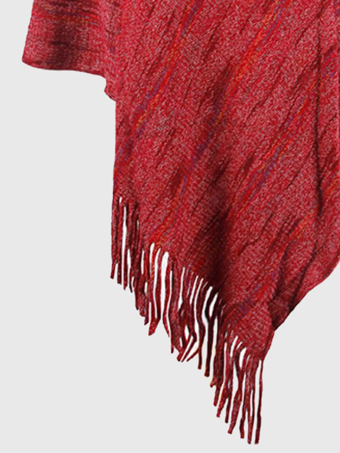 Lior Versailles — Fringe Hem Hooded Poncho, alternate view 10