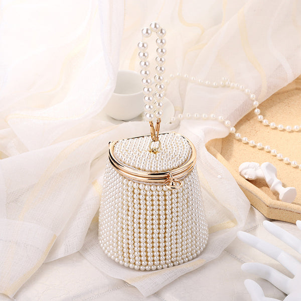 Women's Temperament Fashion Pearl Dinner Handbag