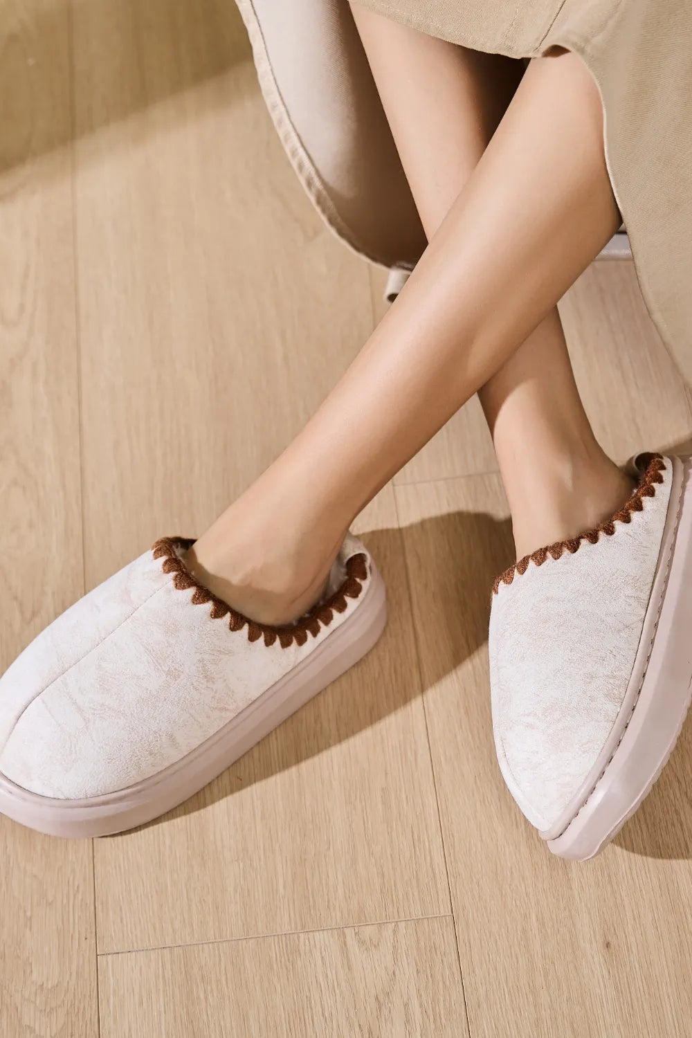 Winter Marino — Thermal Round Toe Platform Slippers Fashion Footwear, alternate view 9