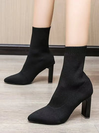 Hollis Sorrento — Point Toe Block Heel Boots, alternate view 6