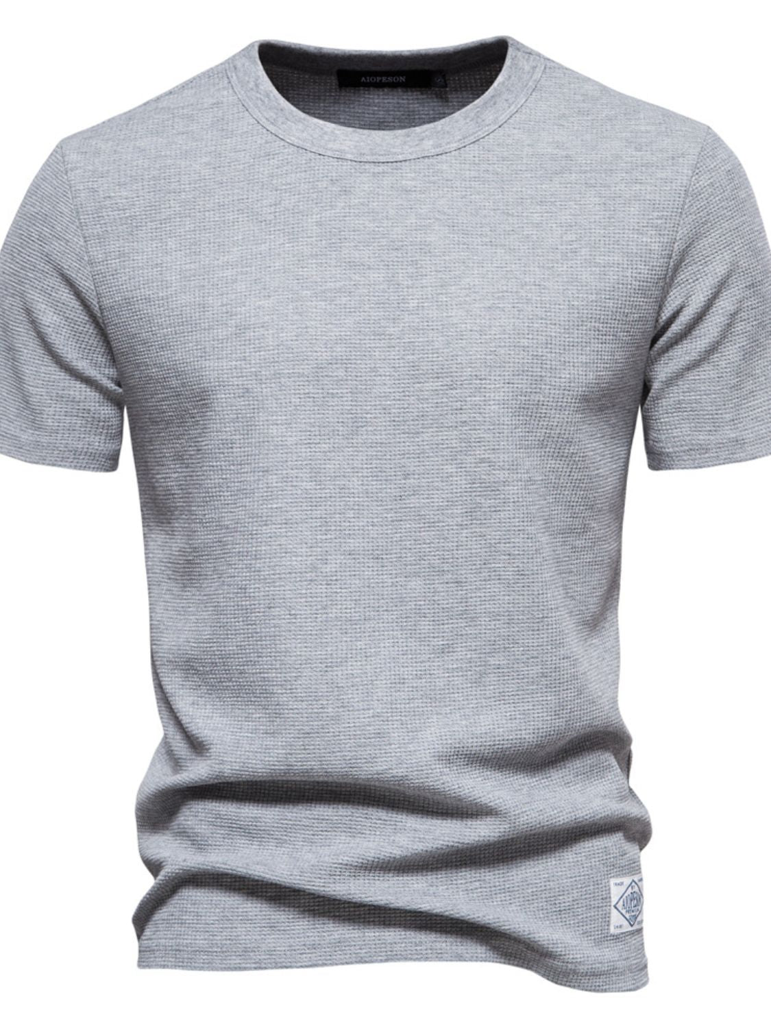 Nathaniel — Men's Waffle-Knit Short Sleeve T-Shirt, alternate view 12