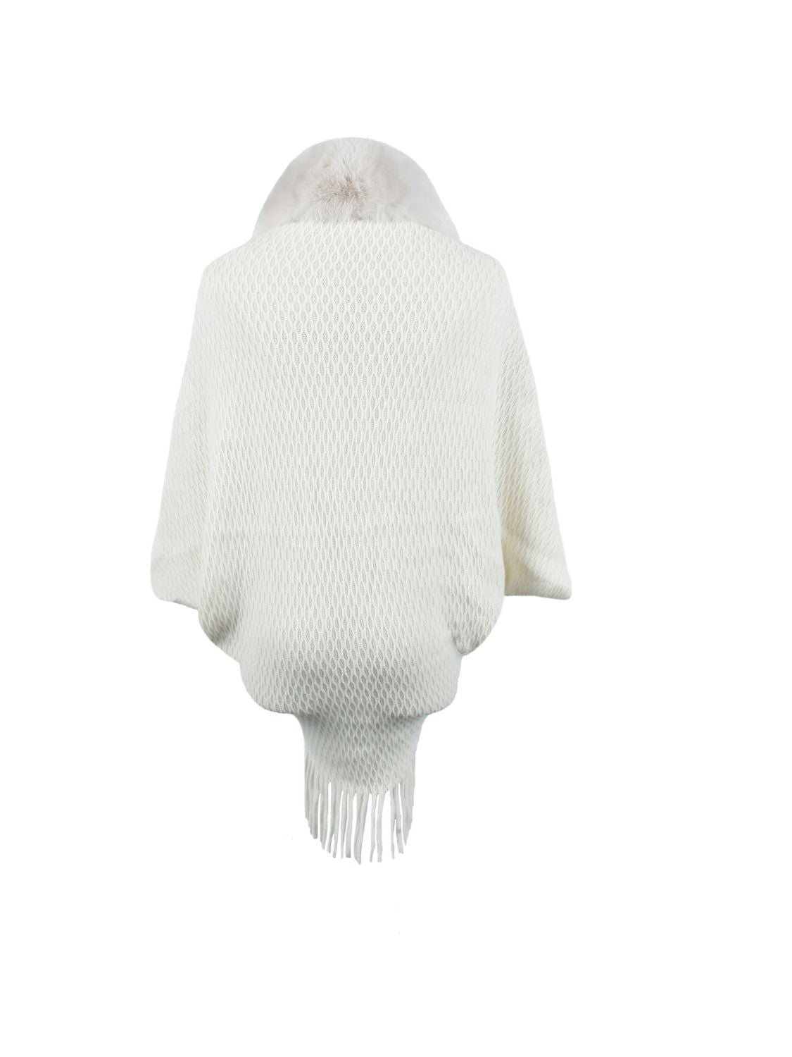 Zephyr Sorrento — Open Front Fringe Hem Poncho, alternate view 15