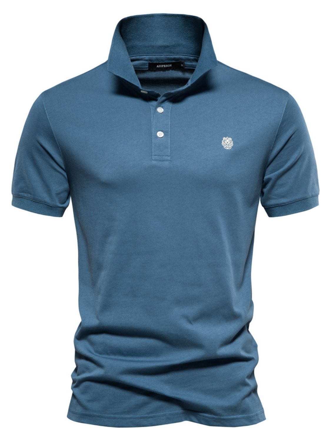Tristan — Men's Embroidered Collared Short Sleeve Polo Men's Tailored Shorts, alternate view 9