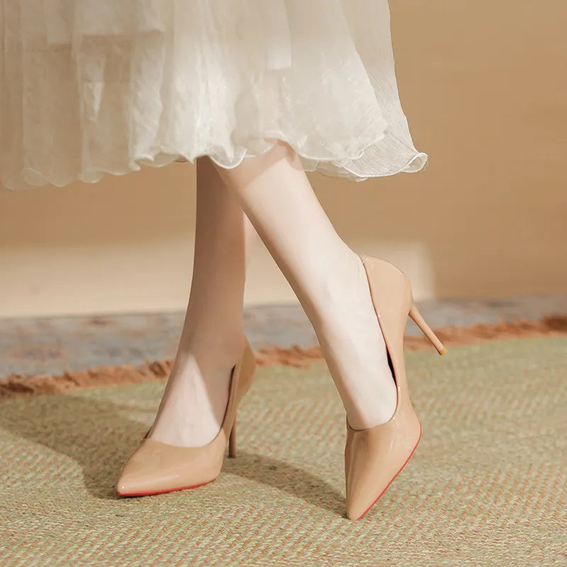 Fable Venturi — Point Toe Kitten Heels Pumps Fashion Footwear, alternate view 6