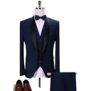  Royal blue threepiece suit