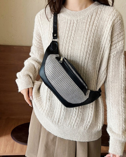 PU Leather Sling Bag