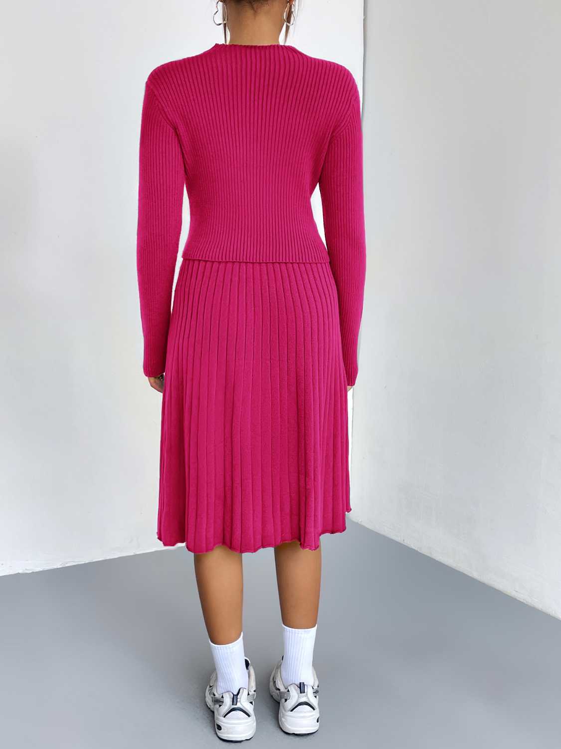 Bellamy Rivière — Rib-Knit Sweater and Skirt Set, alternate view 3