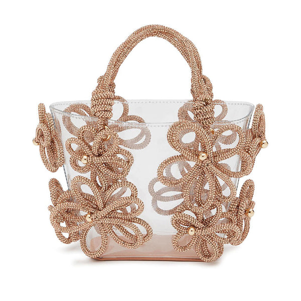 New Women's Diamond Inlaid Rhinestone Flower Handbag