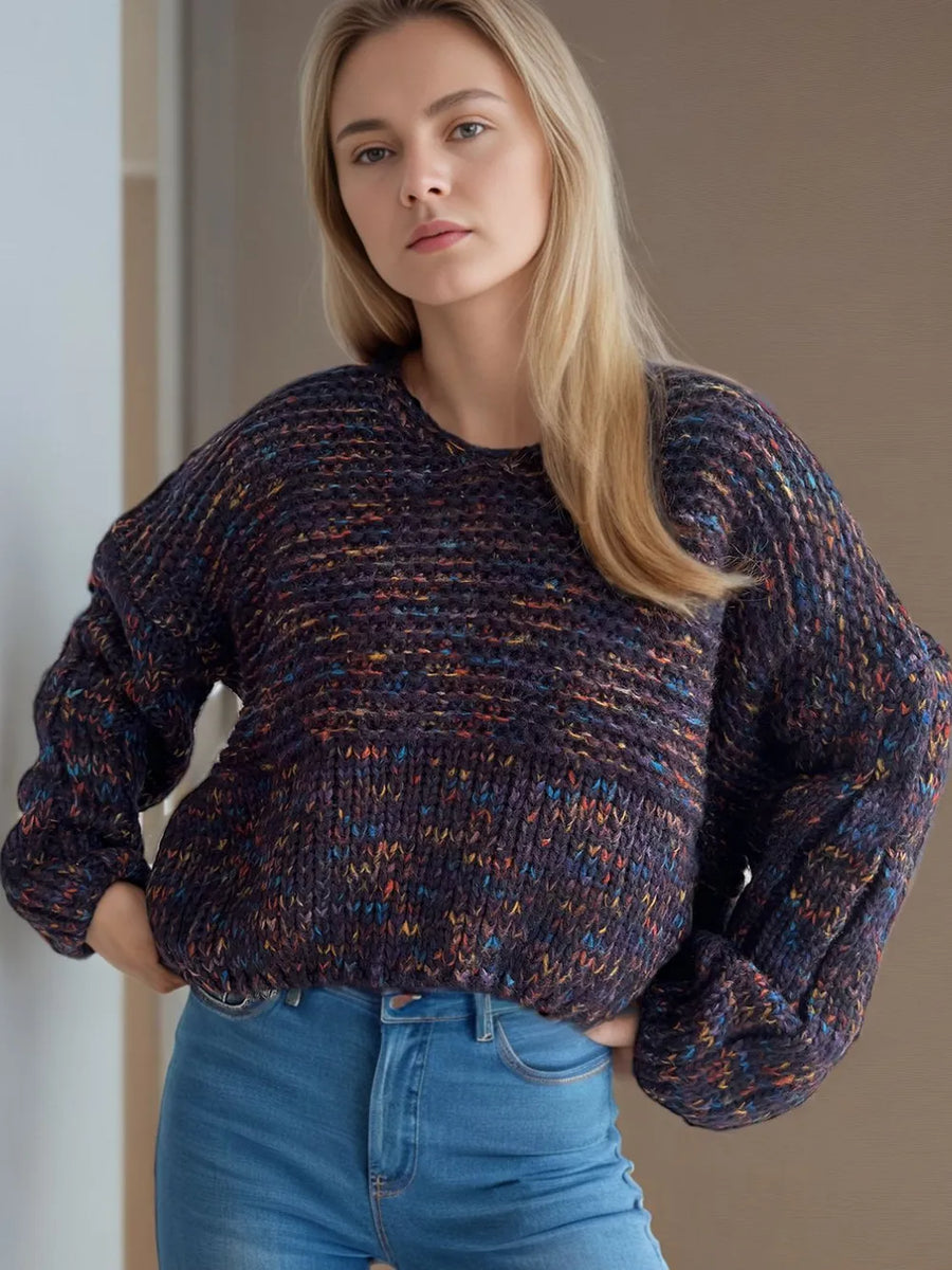 Ocean Rivière — Dropped Shoulder Long Sleeve Sweater