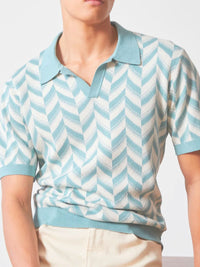 Cyril — Men's Plus Size Contrast Short-Sleeve Polo