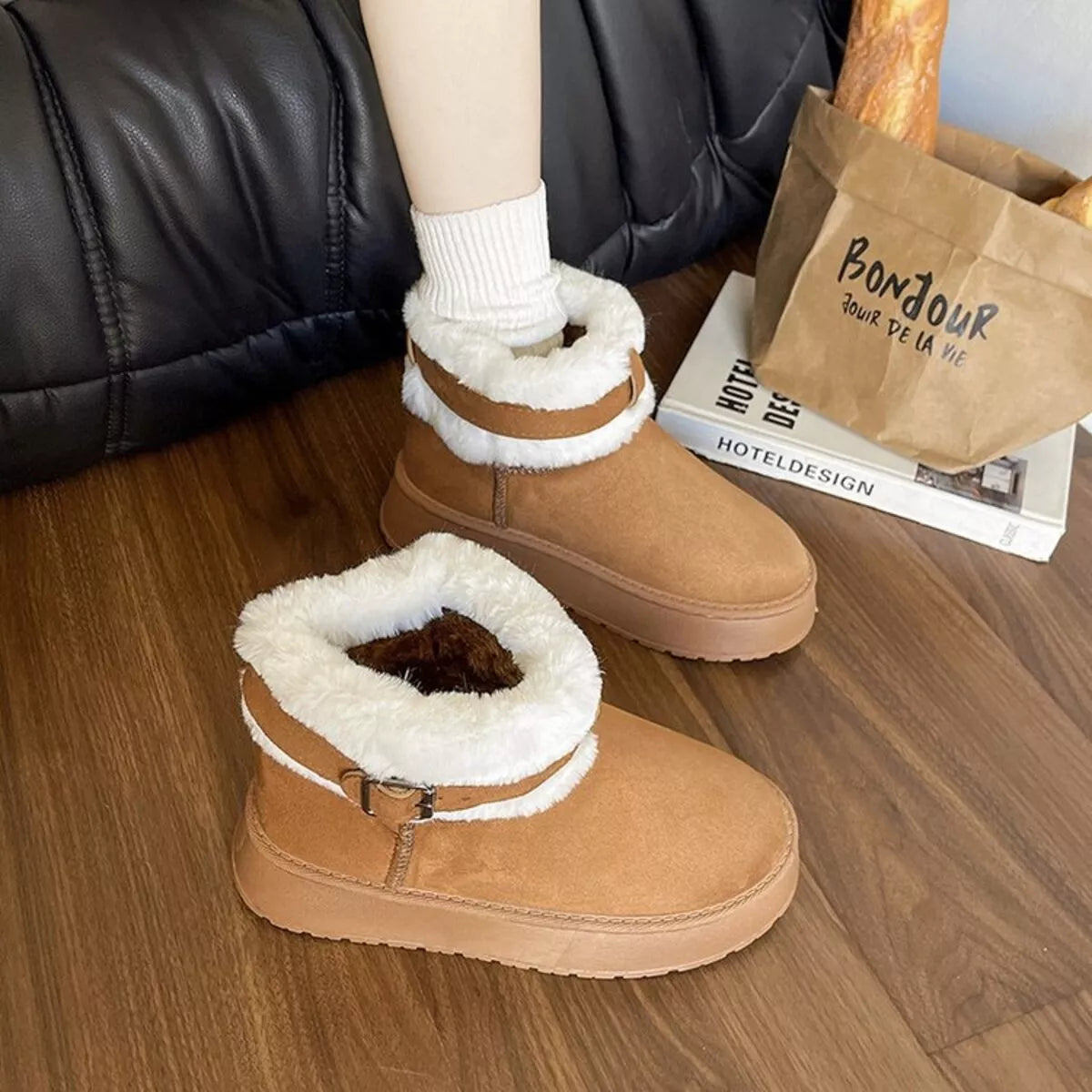 Vale Marino — Round Toe Platform Boots Fashion Footwear, alternate view 4