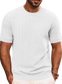 Emilian — Men's Full Size Round Neck Short Sleeve T-Shirt Plus Size, alternate view 3