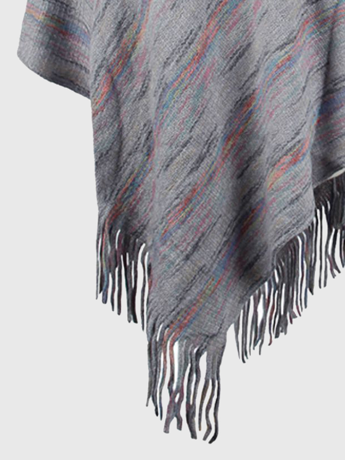 Lior Versailles — Fringe Hem Hooded Poncho, alternate view 13