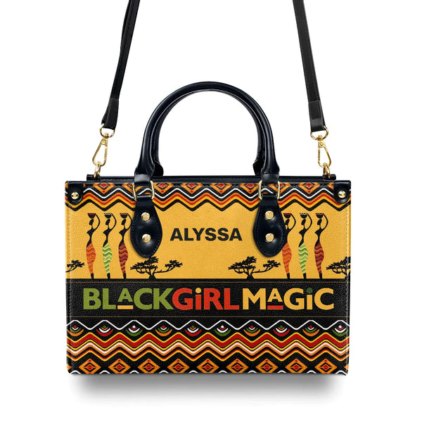 New Design Handbag Bags for Women Blackgirlmagic Design Custom Leather Luxury Women Tote Bags Ladies Handbags