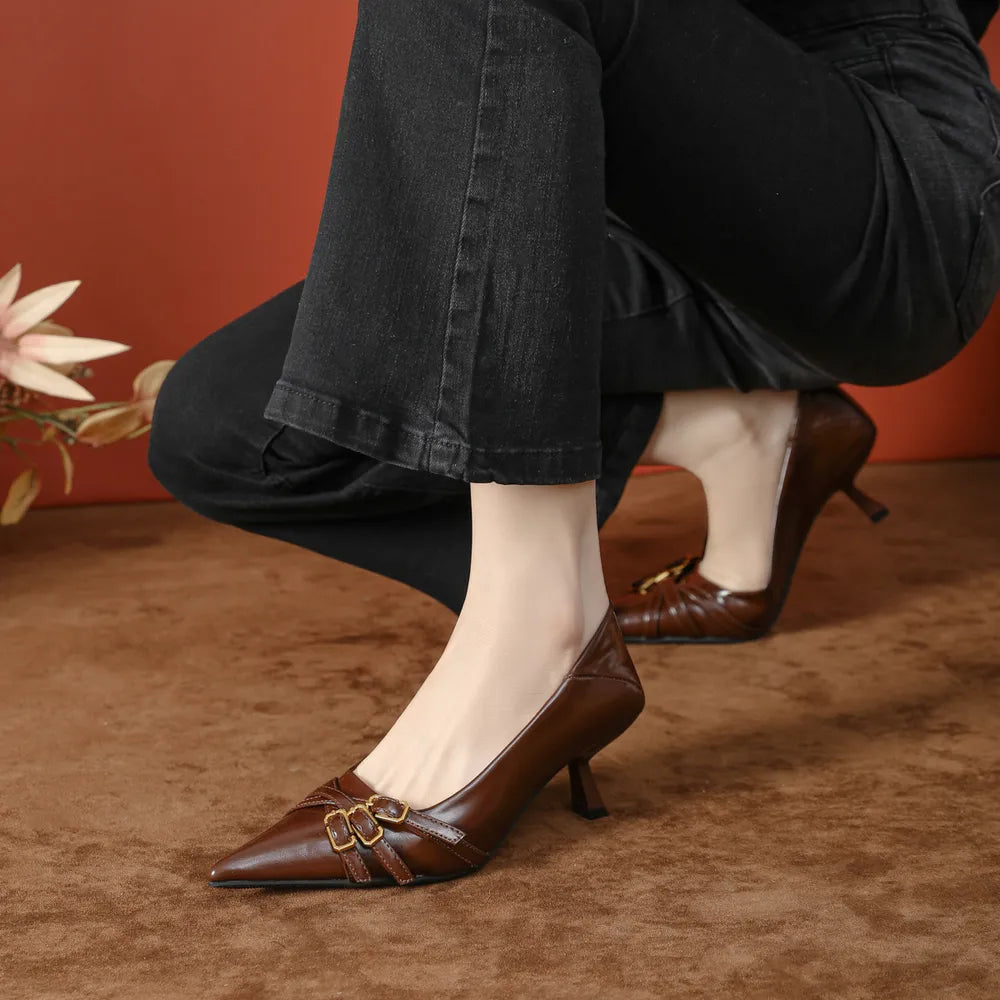 Noa Sorrento — Point Toe Low Heel Pumps, alternate view 6