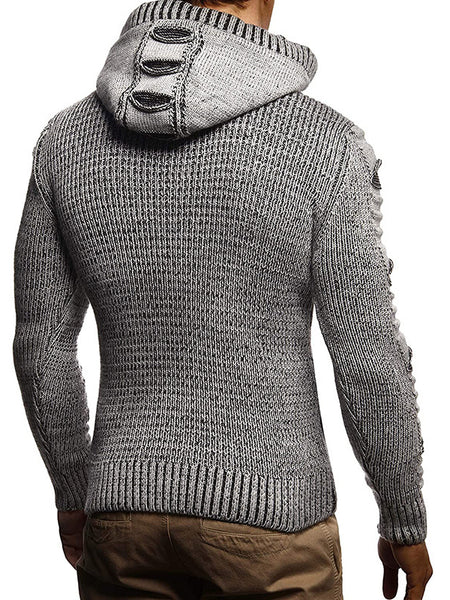 Ashton™ | Sweater - Men's Hooded Knitted Cardigan Jacket