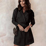 Fashion lapel slim cardigan temperament suit coat women