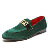 Fashion New Men's Gold Buckle Peas Shoes - Opulent EmpireFashion New Men's Gold Buckle Peas ShoesOpulent Empire0