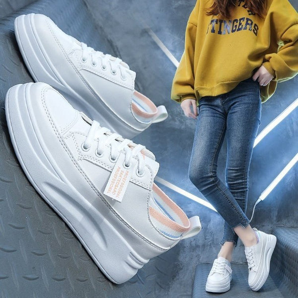 Fashion Sports High Casual Shoes White Shoes Women - Opulent EmpireFashion Sports High Casual Shoes White Shoes WomenOpulent Empire0