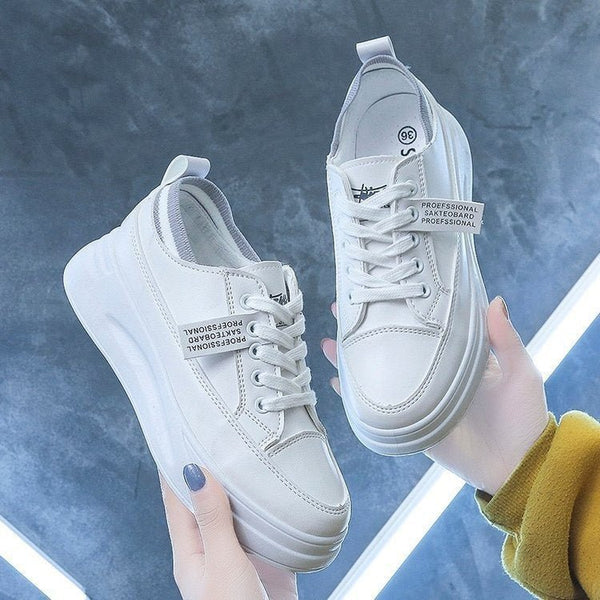 Fashion Sports High Casual Shoes White Shoes Women - Opulent EmpireFashion Sports High Casual Shoes White Shoes WomenOpulent Empire0