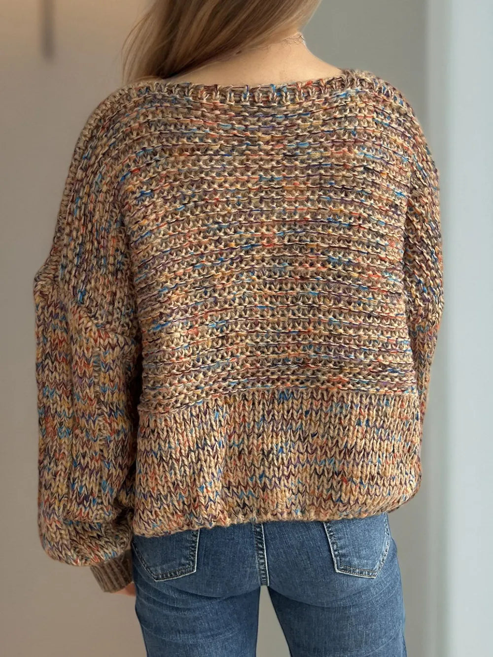 Ocean Rivière — Dropped Shoulder Long Sleeve Sweater, alternate view 15