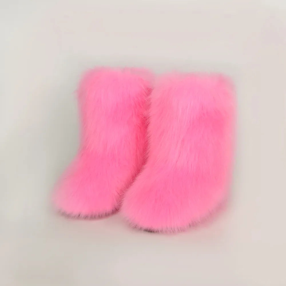 Cove Marino — Thermal Fuzzy Platform Boots Fashion Footwear, alternate view 8