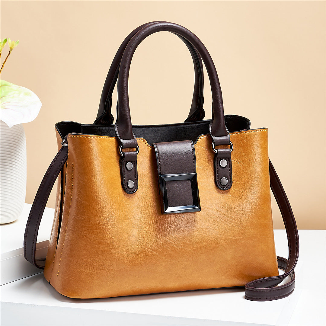 Emmeline Montclair — Women Shoulder Bag Big Buckle Handbags Work Daily Office Crossbody Bags