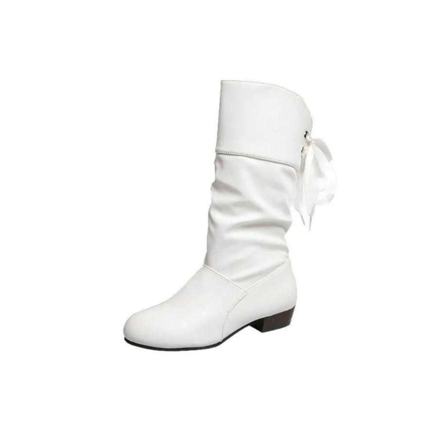 Monroe Allegra — Point Toe Block Heels Boots Fashion Footwear