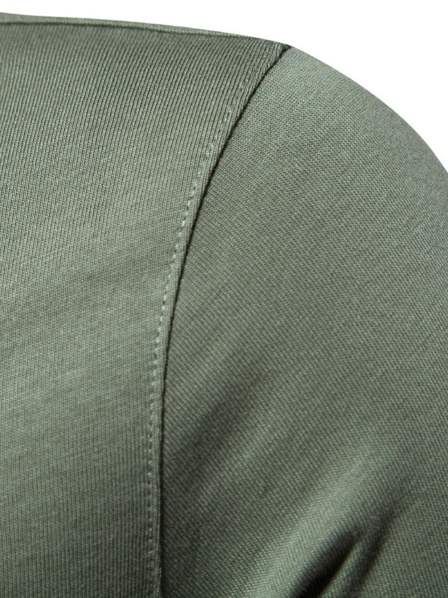 Men's Embroidered Collared Short Sleeve Polo - Opulent Empire