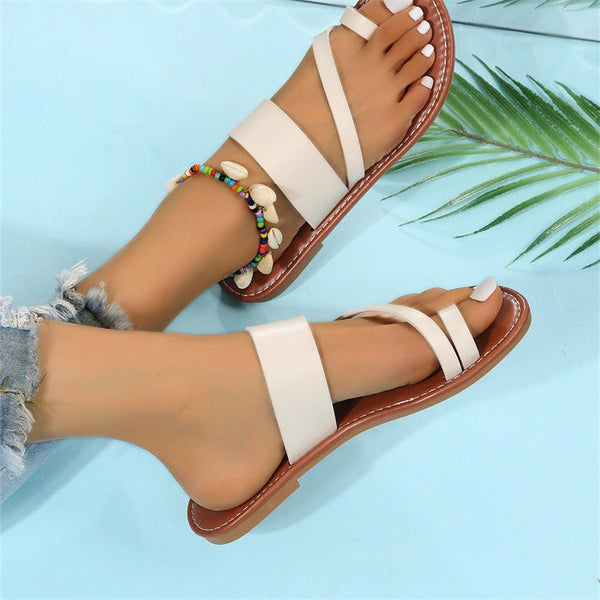 Flat Slippers Fashion Outdoor Thong Sandals Casual Beach Shoes Women - Opulent EmpireFlat Slippers Fashion Outdoor Thong Sandals Casual Beach Shoes WomenOpulent Empire4