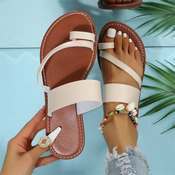 Flat Slippers Fashion Outdoor Thong Sandals Casual Beach Shoes Women - Opulent EmpireFlat Slippers Fashion Outdoor Thong Sandals Casual Beach Shoes WomenOpulent Empire4