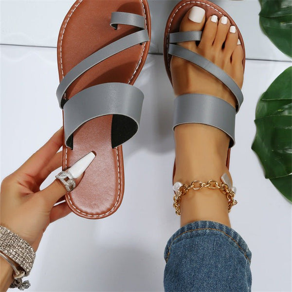 Flat Slippers Fashion Outdoor Thong Sandals Casual Beach Shoes Women - Opulent EmpireFlat Slippers Fashion Outdoor Thong Sandals Casual Beach Shoes WomenOpulent Empire4