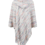 Fringe Hem Hooded Poncho - Opulent EmpireFringe Hem Hooded PonchoOpulent EmpireClothing