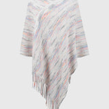 Fringe Hem Hooded Poncho - Opulent EmpireFringe Hem Hooded PonchoOpulent EmpireClothing