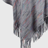 Fringe Hem Hooded Poncho - Opulent EmpireFringe Hem Hooded PonchoOpulent EmpireClothing