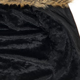 Fur collar zipper cotton jacket - Opulent EmpireFur collar zipper cotton jacketOpulent EmpireLadies Coats and Jackets