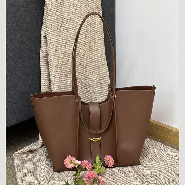 Heloise Montclair — Genuine Leather Large Capacity Bag High-grade Tote Bag, alternate view 2