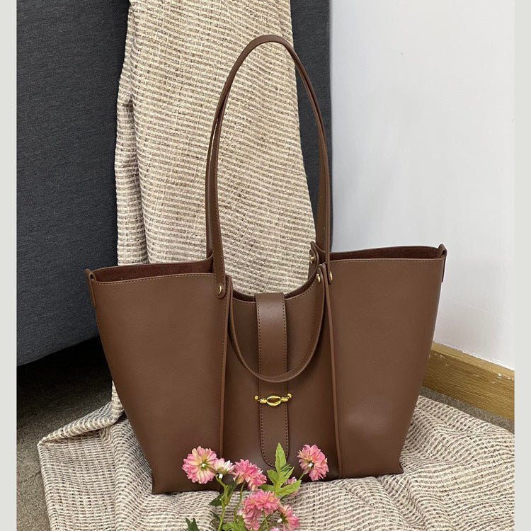 Heloise Montclair — Genuine Leather Large Capacity Bag High-grade Tote Bag, alternate view 2