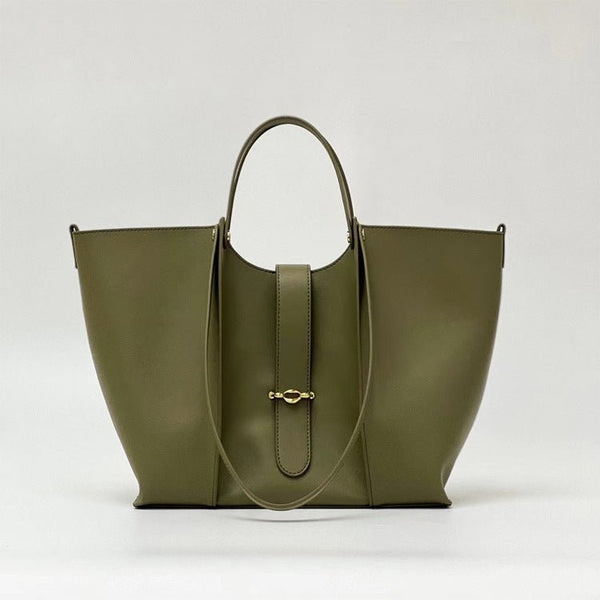 Heloise Montclair — Genuine Leather Large Capacity Bag High-grade Tote Bag