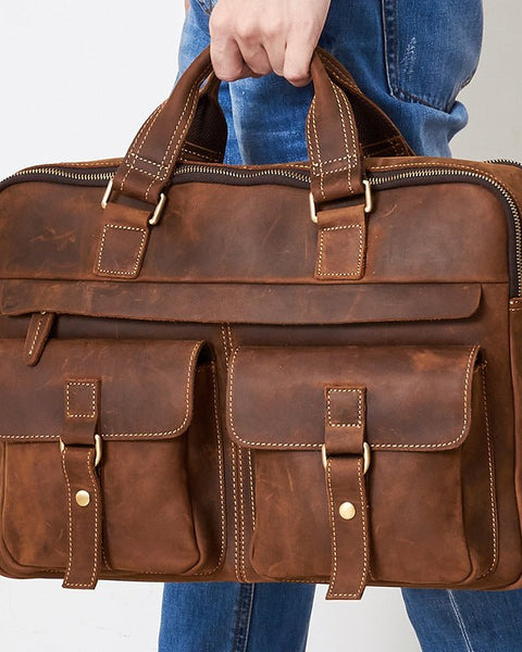 Genuine men\'s bags retro men\'s business bags briefcase cowhide oblique Bag 15.6 inch Laptop Bag - Opulent EmpireGenuine men\'s bags retro men\'s business bags briefcase cowhide oblique Bag 15.6 inch Laptop BagOpulent EmpireMen Bags