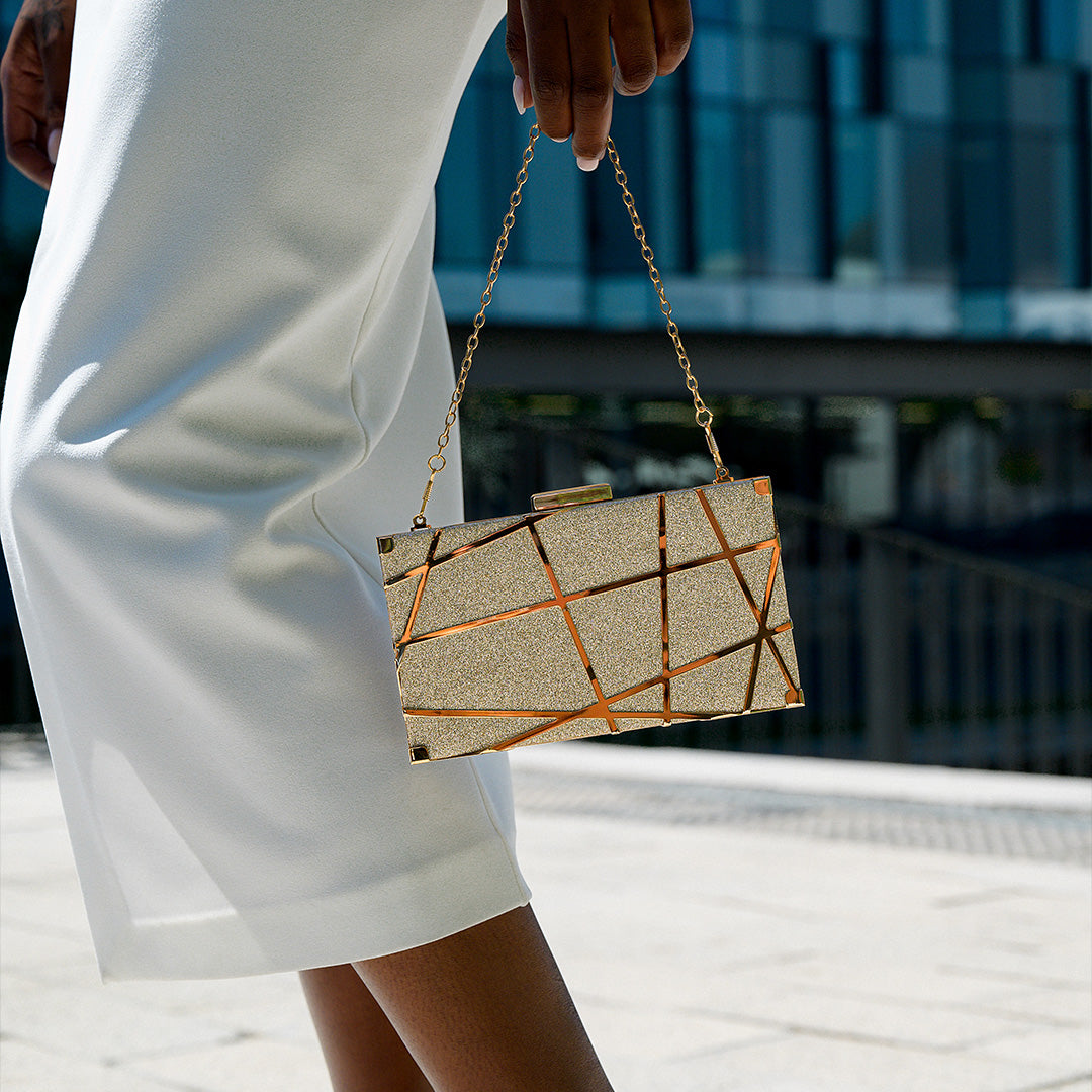 Calista — Geometric Clutch Bag, alternate view 3
