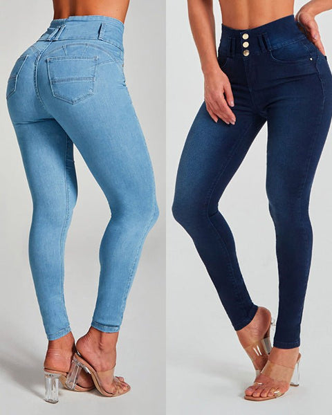 High Waist Jeans Women's Skinny Trousers Tight Stretch Shaping And Hip Lifting Pants - Opulent EmpireHigh Waist Jeans Women's Skinny Trousers Tight Stretch Shaping And Hip Lifting PantsOpulent EmpireClothing