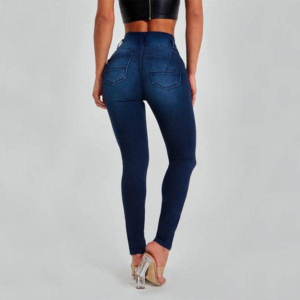 High Waist Jeans Women's Skinny Trousers Tight Stretch Shaping And Hip Lifting Pants - Opulent EmpireHigh Waist Jeans Women's Skinny Trousers Tight Stretch Shaping And Hip Lifting PantsOpulent EmpireClothing