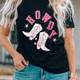 HOWDY Cowboy Boots Graphic Tee - Opulent EmpireHOWDY Cowboy Boots Graphic TeeOpulent Empire