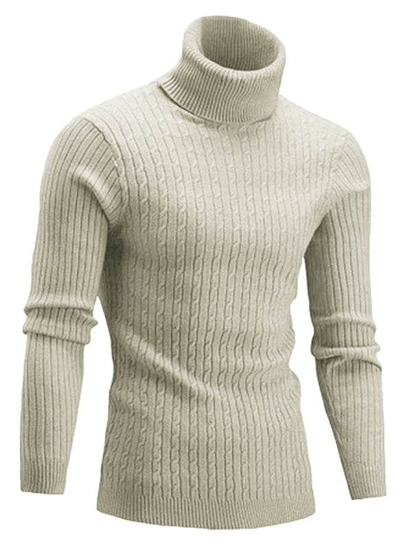 Victor Laurent — Men's Classic Long Sleeve Turtleneck Sweater, alternate view 2