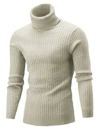 Victor Laurent — Men's Classic Long Sleeve Turtleneck Sweater