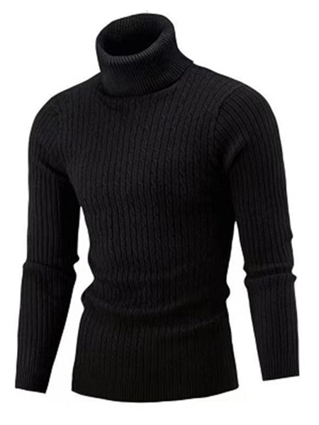 Men's Classic Long Sleeve Turtleneck Sweater