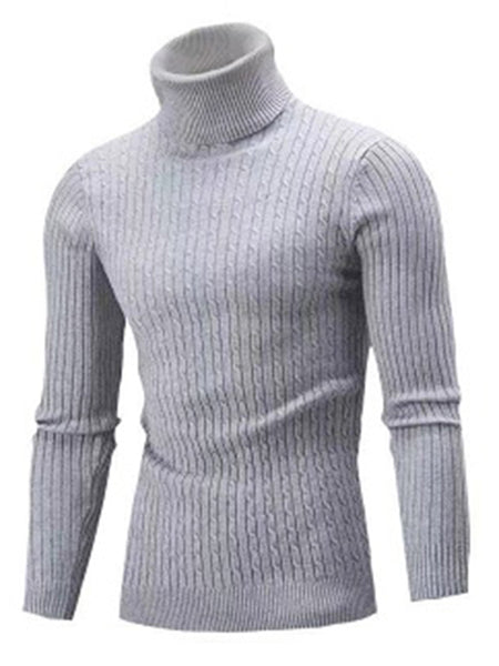 Men's Classic Long Sleeve Turtleneck Sweater