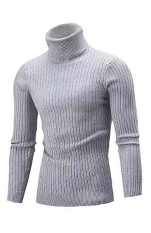Victor Laurent — Men's Classic Long Sleeve Turtleneck Sweater, alternate view 4